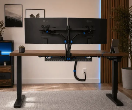 Best ways to organize standing desk cables for smooth height adjustment