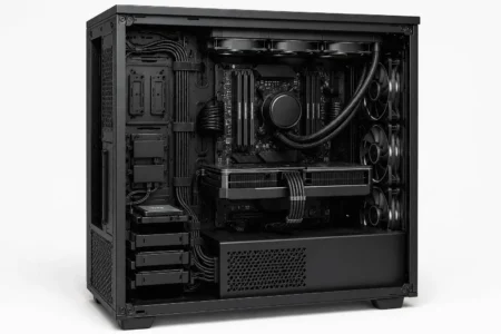 PC Component Guide: Ultimate Cable Management for Every PC Component PC component cable management showing organized PSU, motherboard, GPU, cooling, and storage cables inside a gaming PC.