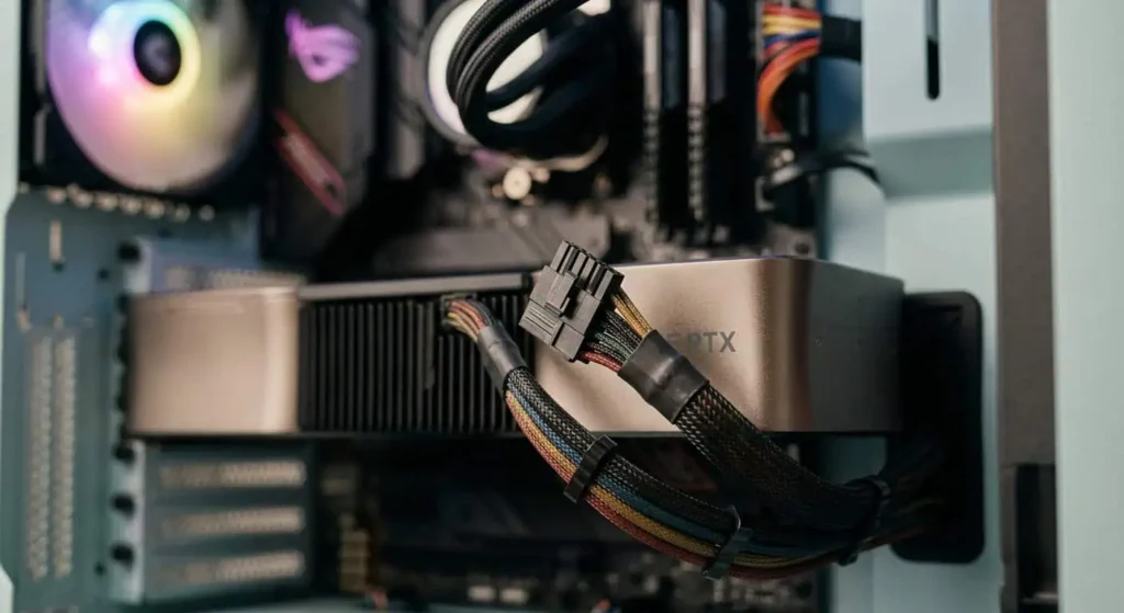 Why Does My GPU Power Cable Get Hot? Find the Cause GPU power cable connected to a graphics card and getting warm during use